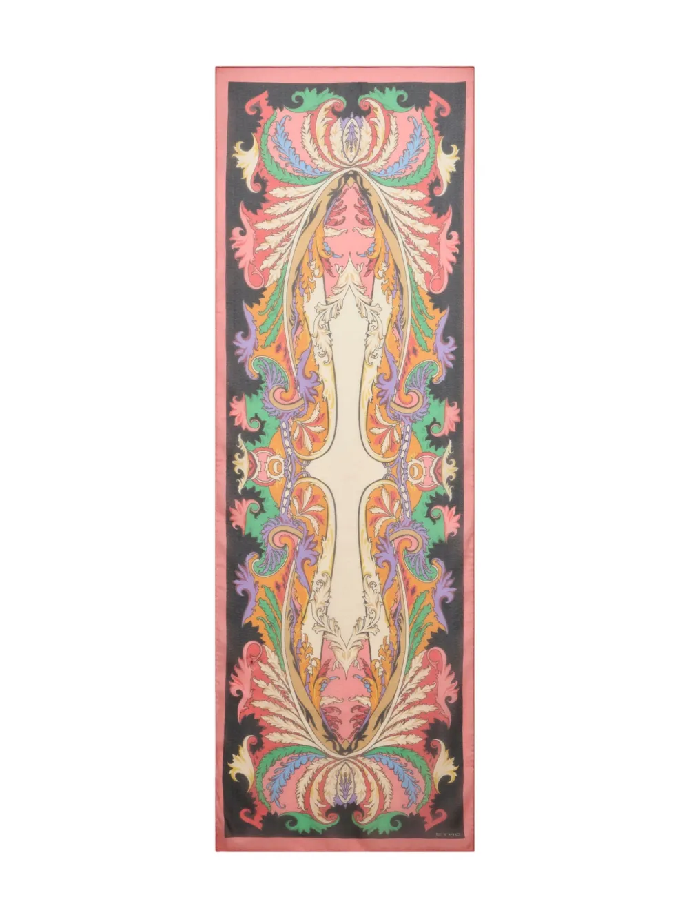 ETRO Zijden chiffon sjaal Roze