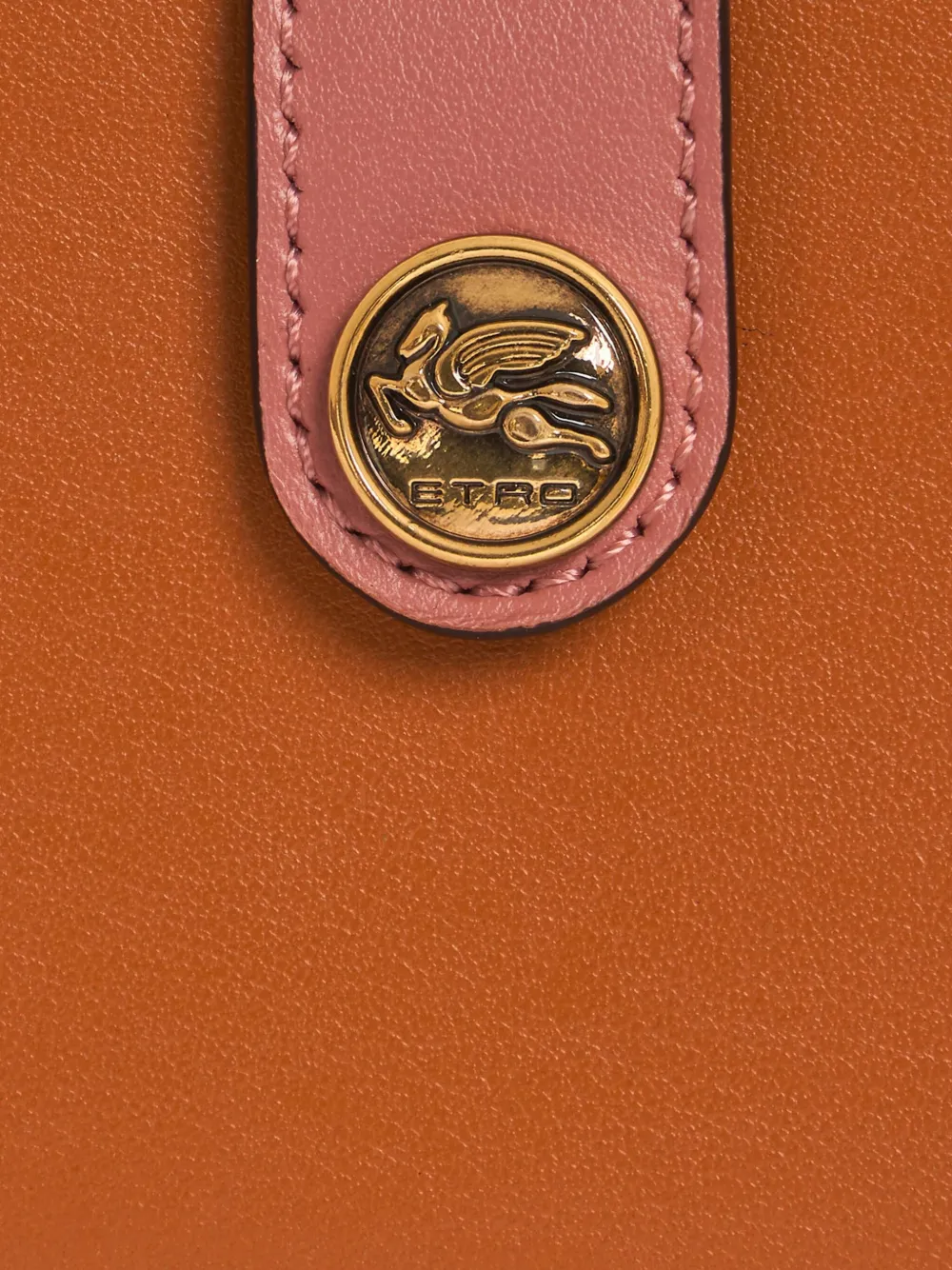 ETRO Leren portemonnee Oranje