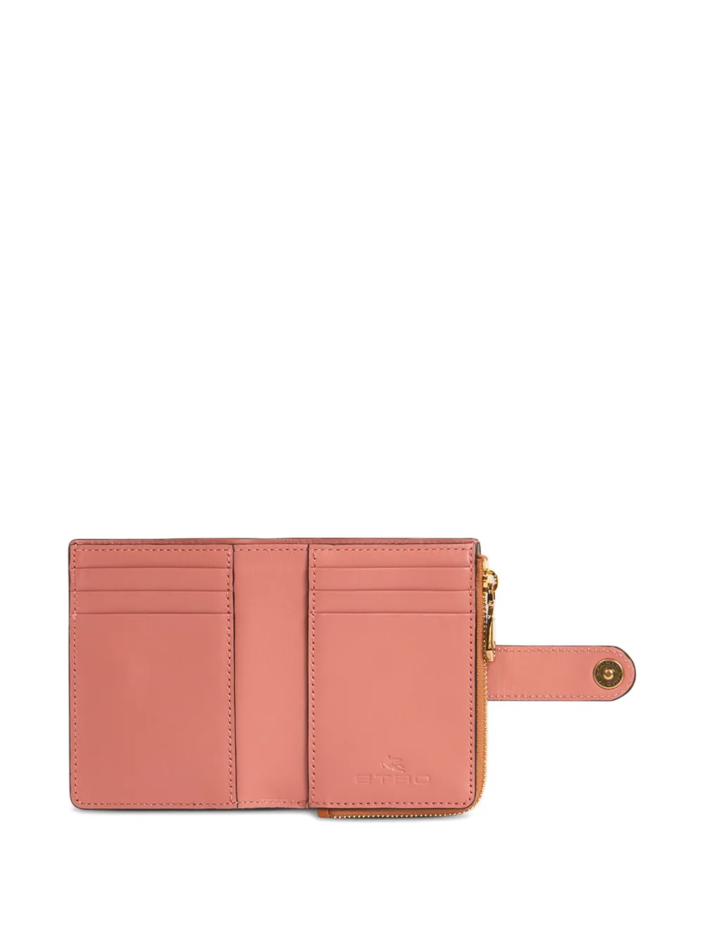 ETRO Leren portemonnee Oranje
