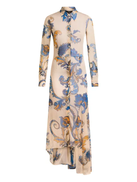 ETRO floral-print shirt dress