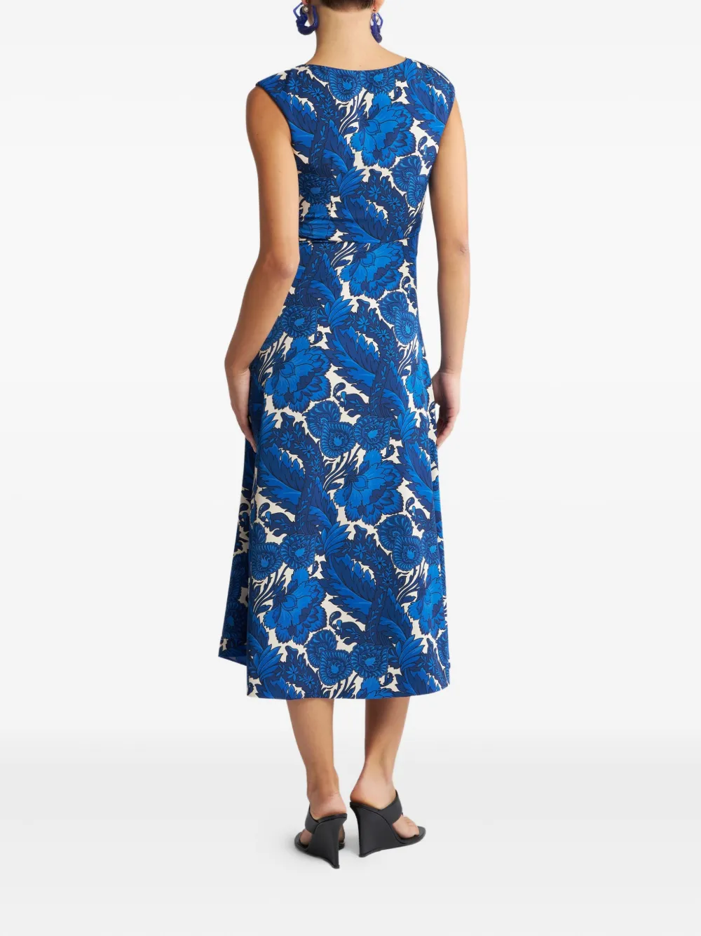 ETRO Jurk met print Blauw