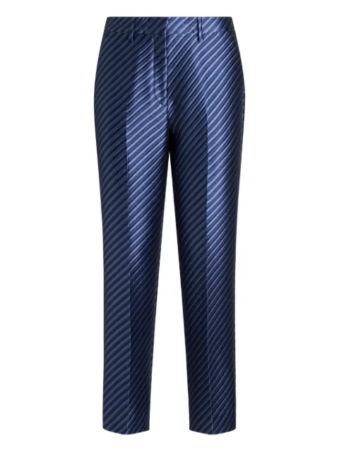 ETRO jacquard straight-leg trousers