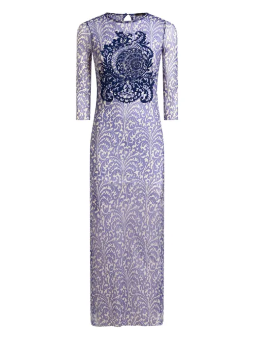 ETRO robe en tulle - Bleu - ETRO - Modalova