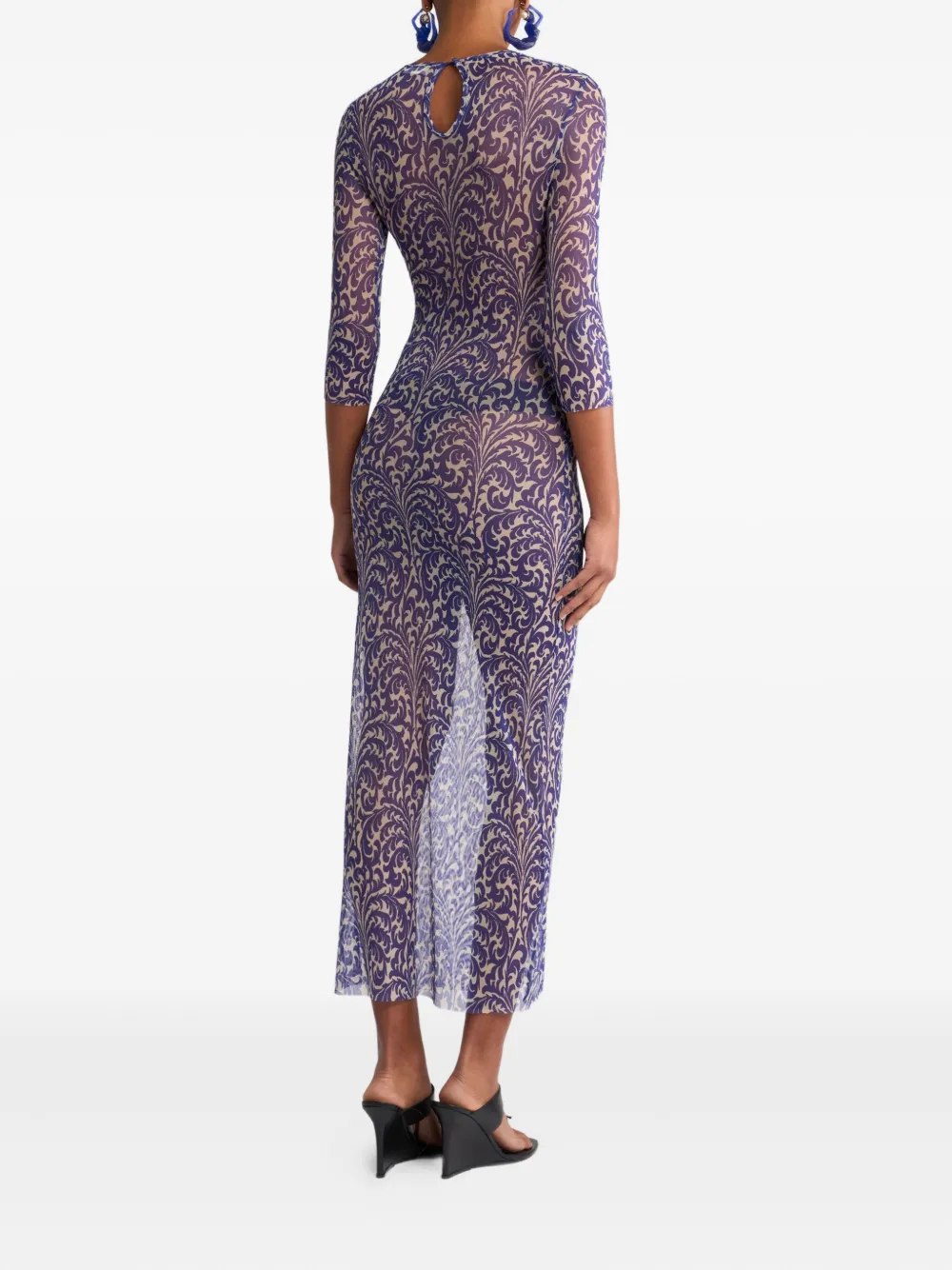ETRO Tulen jurk Blauw