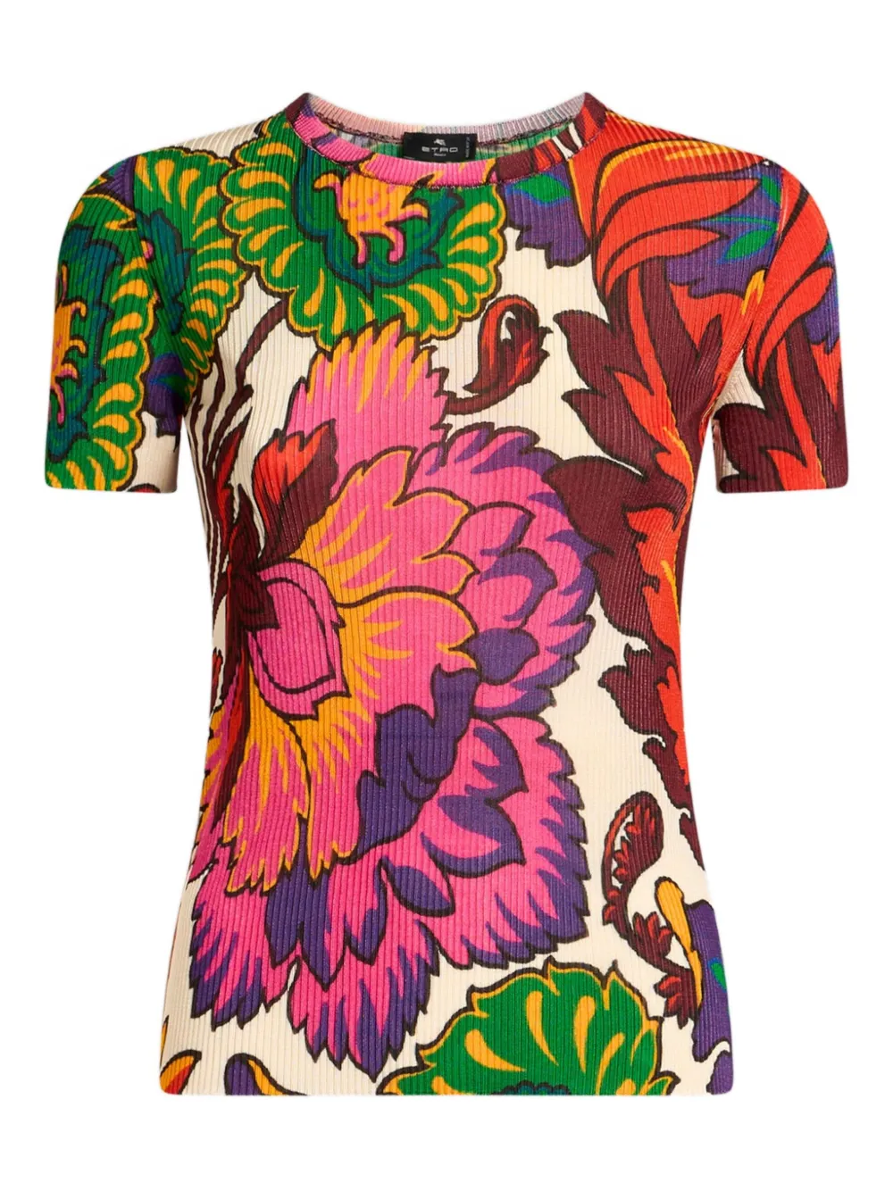 ETRO floral-print t-shirt | Neutrals | Image 1