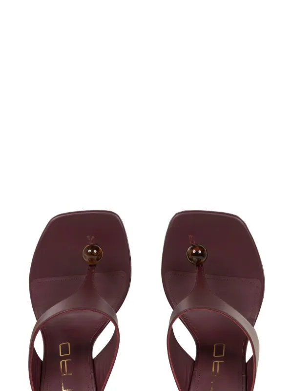 ETRO ウェッジミュール 90mm | レッド | FARFETCH JP