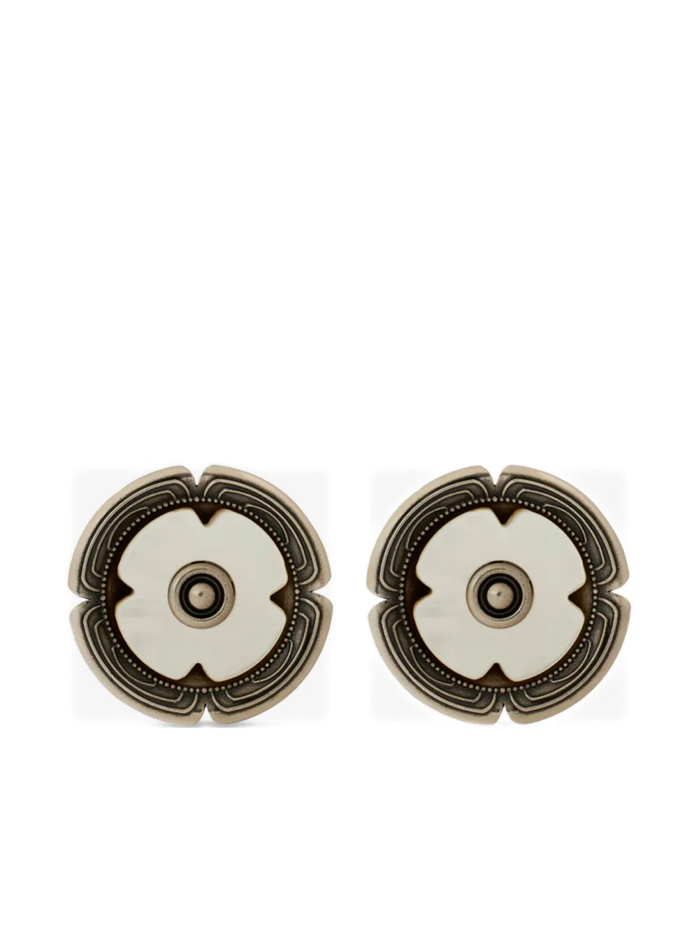 ETRO mother-of-pearl earrings - Argento