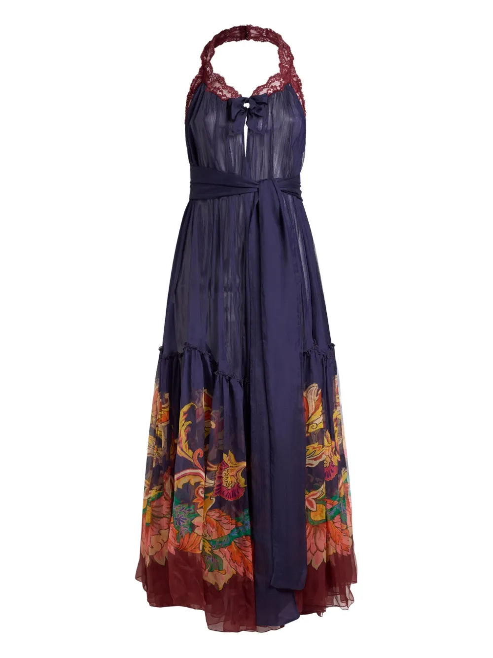 ETRO Jurk met bloemenprint Blauw