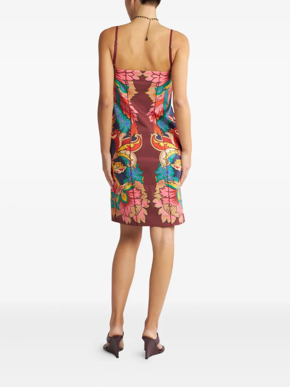 ETRO Jurk met bloemenprint Rood