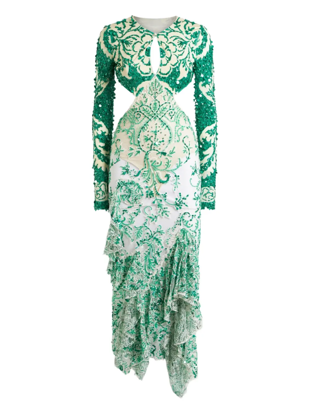 sequin-embellished dress