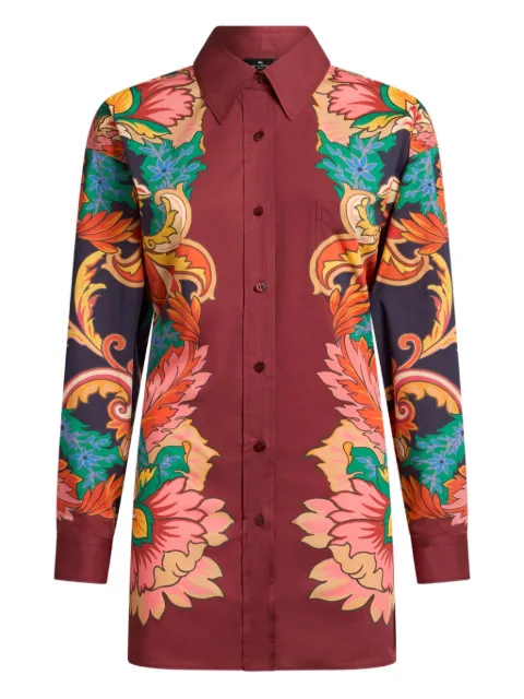 ETRO Hemd mit Blumen-Print