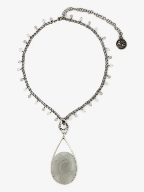 ETRO cameo-shell necklace