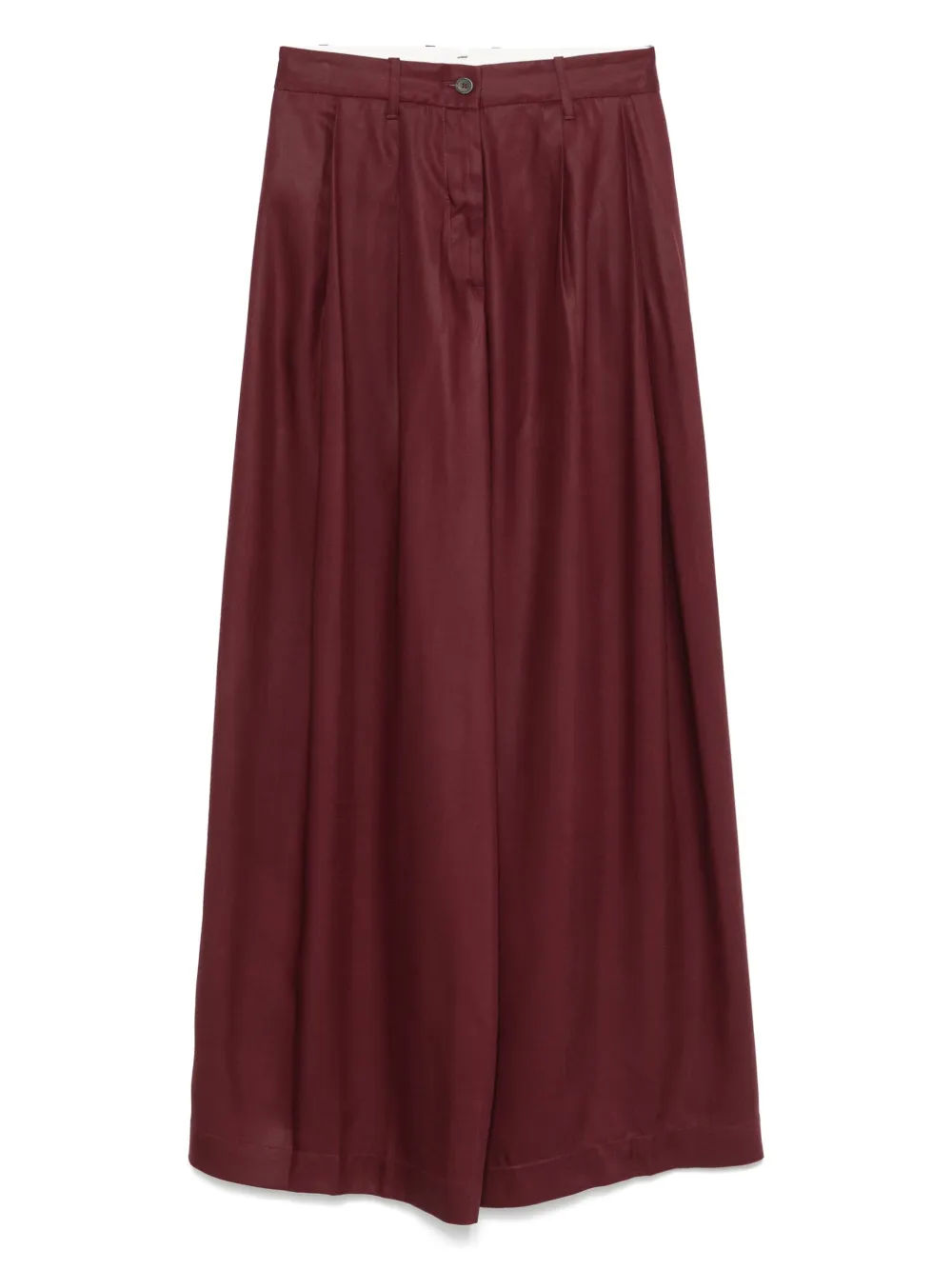 Nine In The Morning pleat-detailed trousers | Red | Image 1