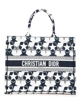 spb様　未使用Christian Diorキャンバス ラッキースター Christian Dior Pre-Owned 2021 Large Canvas Embroidered Lucky Star