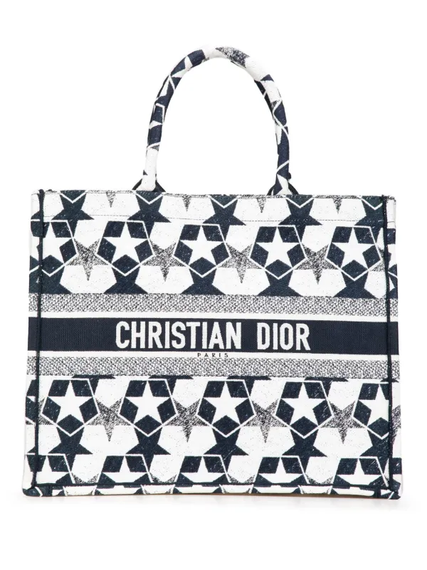 Christian Dior Pre-Owned 2021 Large Canvas Embroidered Lucky