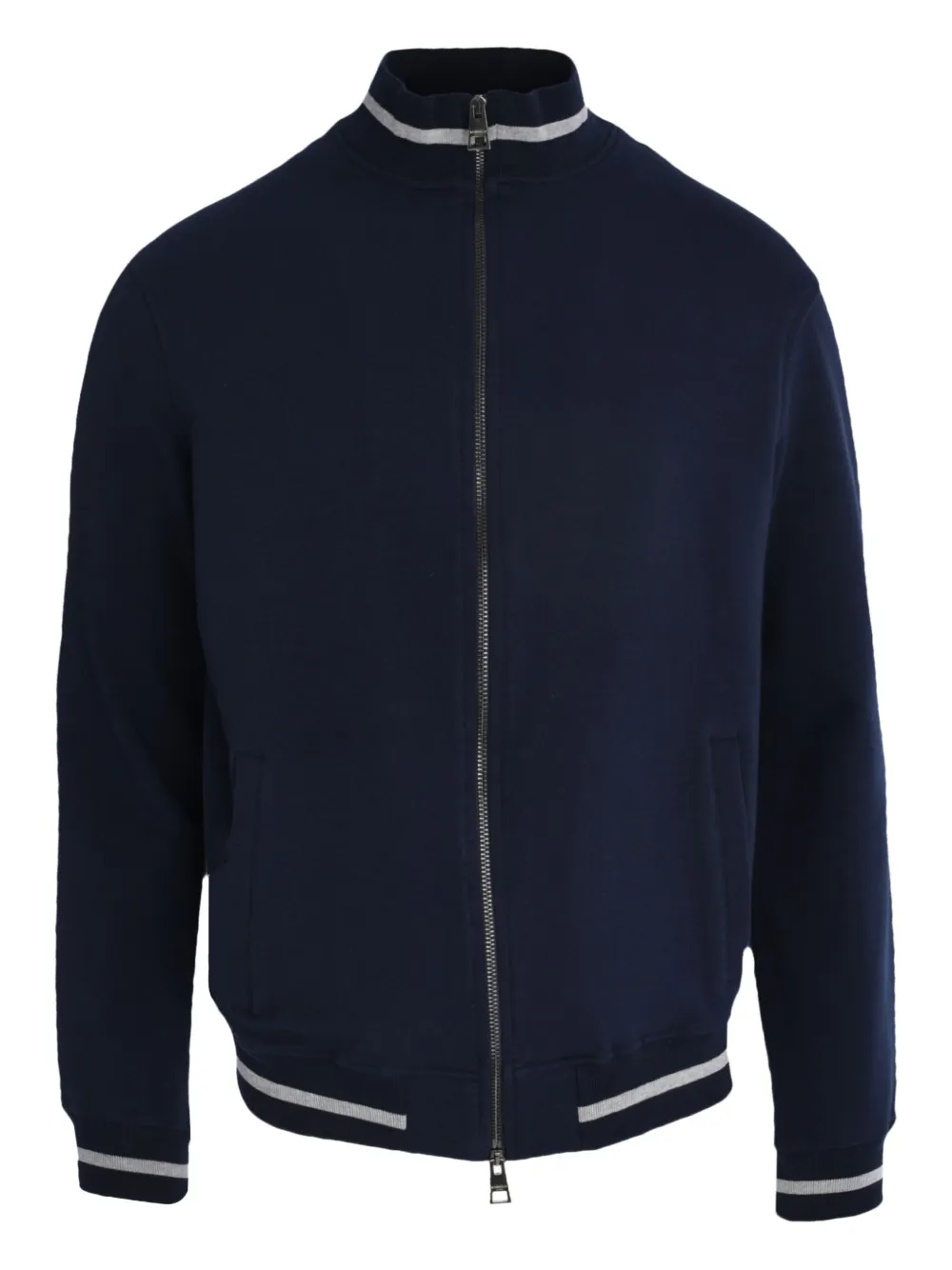 Luigi Borrelli zip-up bomber jacket | azul | Image 1