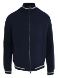 Luigi Borrelli zip-up bomber jacket - Blue