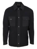 Luigi Borrelli virgin wool shirt - Black