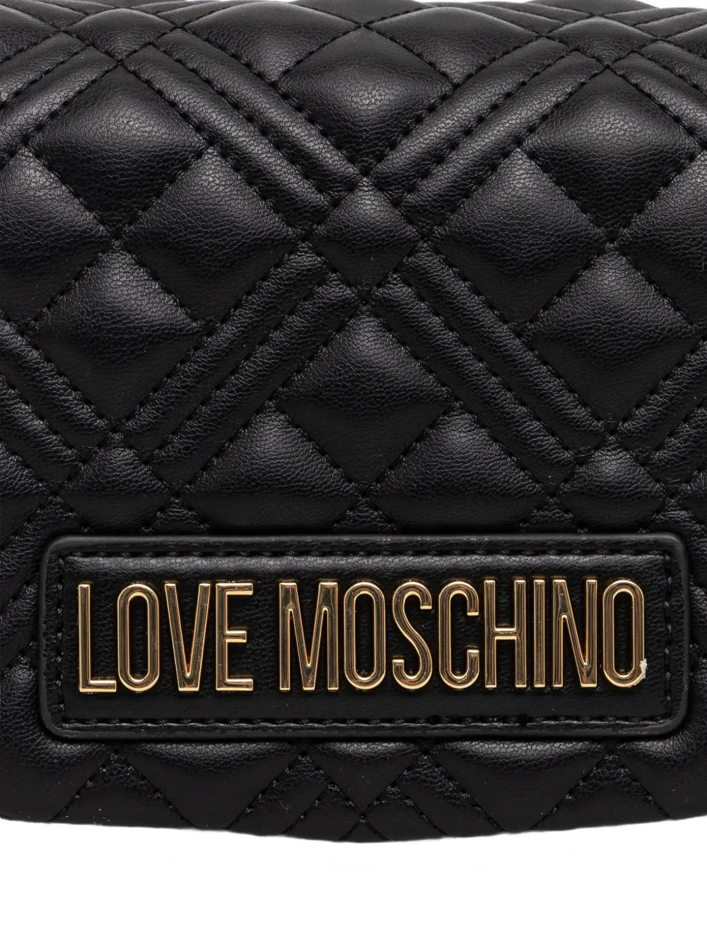 Love Moschino Crossbodytas met logo Zwart