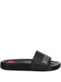 Love Moschino rhinestone-embellished slides - Black