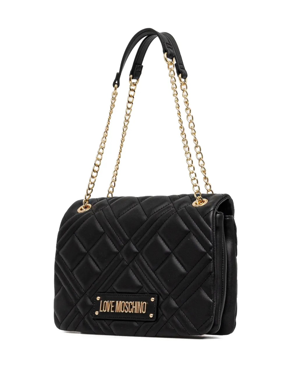 Love Moschino Crossbodytas met logopatch Zwart