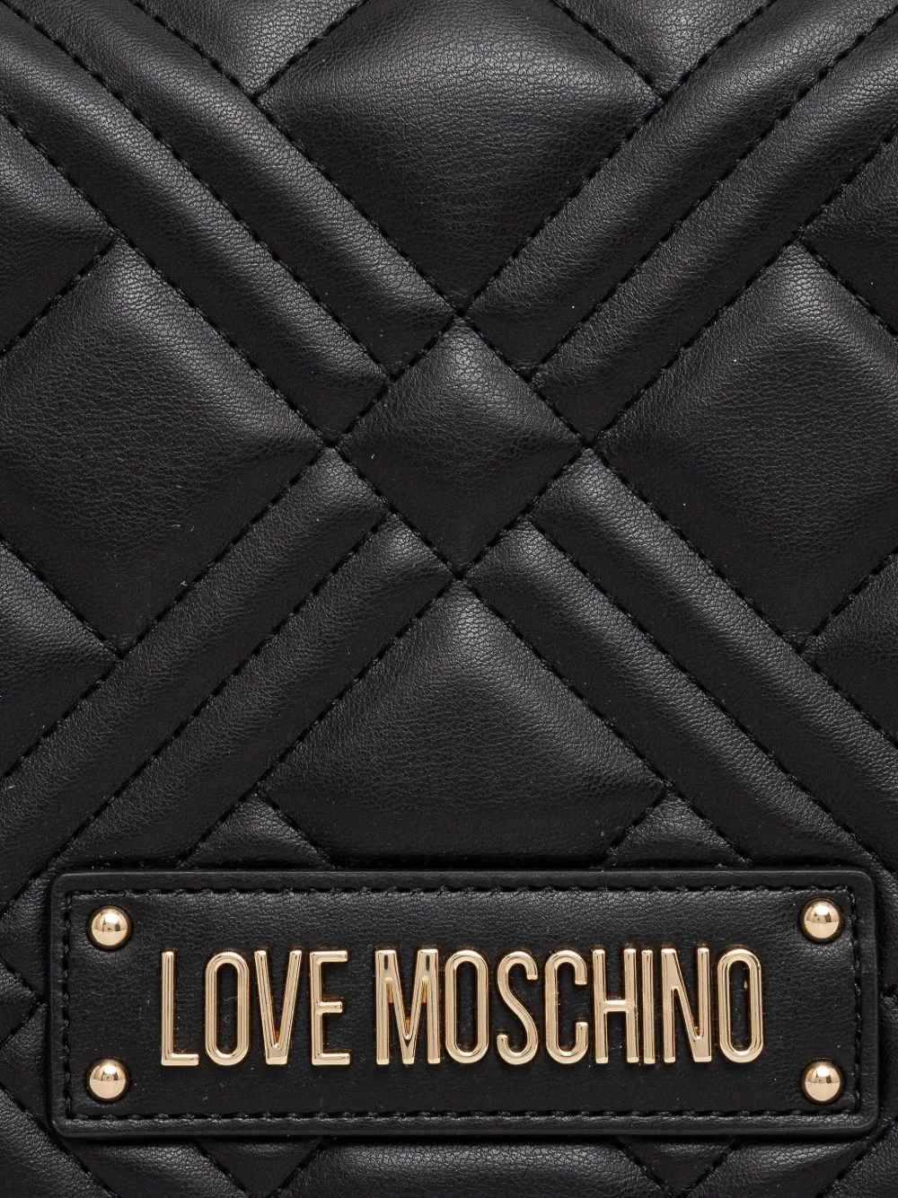 Love Moschino Crossbodytas met logopatch Zwart