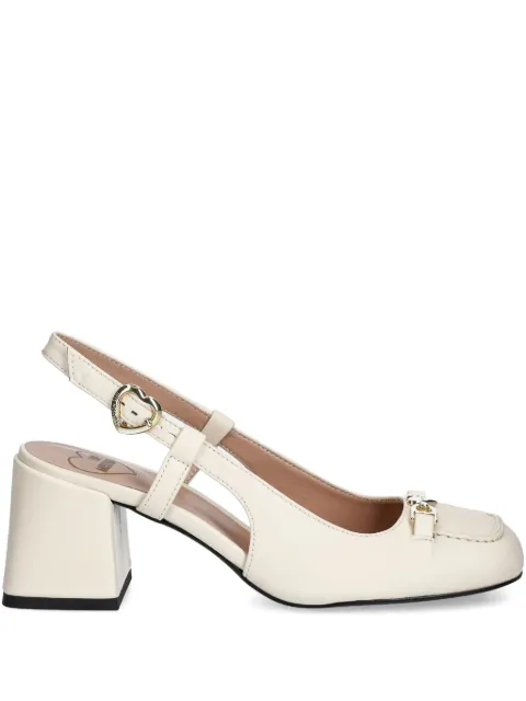 Love Moschino 65mm leather pumps