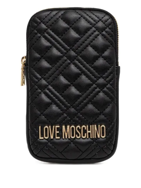 Love Moschino quilted phone bag