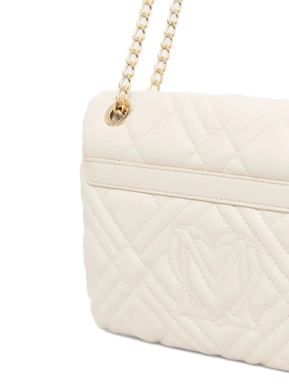 Love Moschino Gewatteerde schoudertas Beige