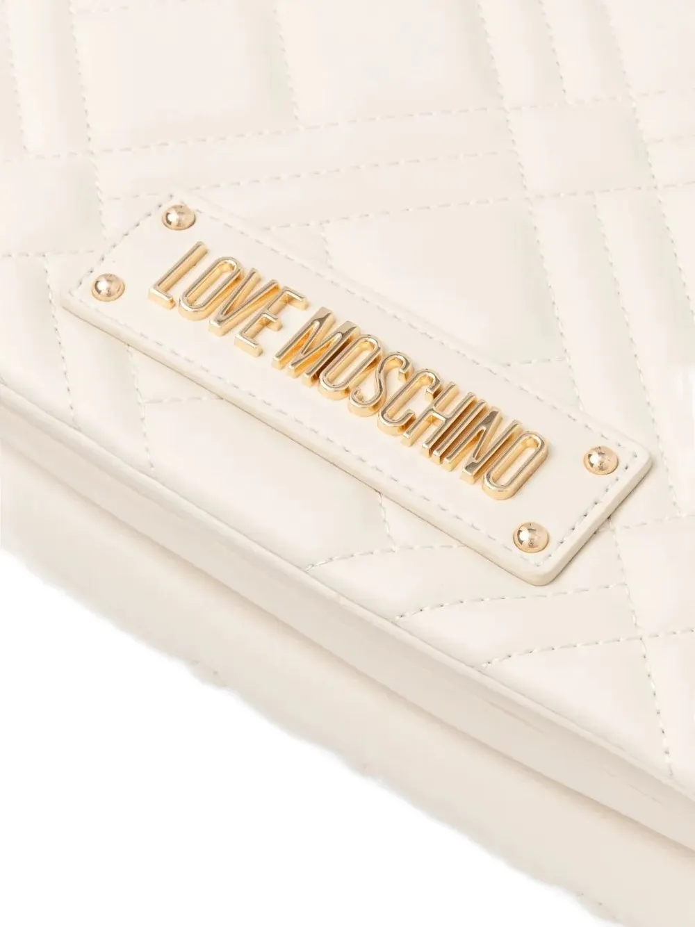 Love Moschino Gewatteerde schoudertas Beige