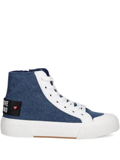 Love Moschino logo-patch sneakers