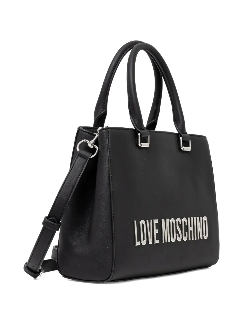 Love Moschino Shopper met print Zwart