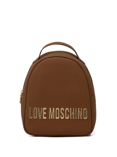 Love Moschino logo-lettering backpack