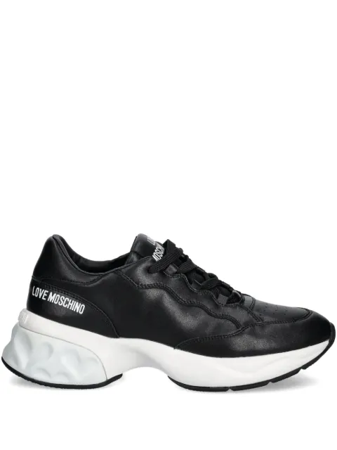 Love Moschino logo-print sneakers