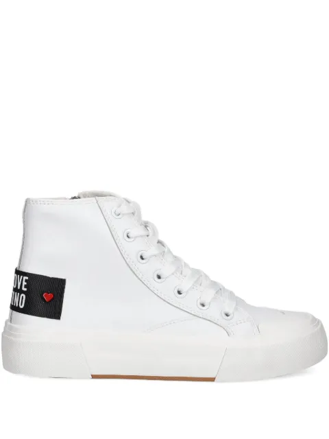 Love Moschino logo-patch sneakers
