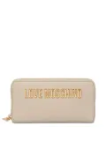 Love Moschino logo-lettering wallet - Neutrals
