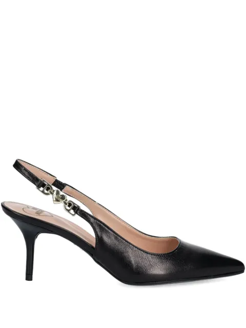 Love Moschino 75mm heart-charm pumps