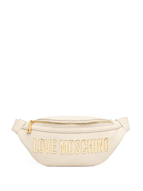 Love Moschino logo-lettering belt bag