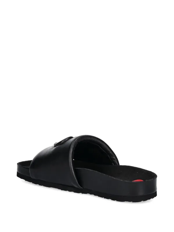 関税込送料無料【LOVE MOSCHINO】スポーツサンダル ロゴ Amazon.com | Love Moschino Women's Slide Sandal, Bianco, 8