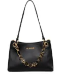 Love Moschino logo-charm shoulder bag - Black