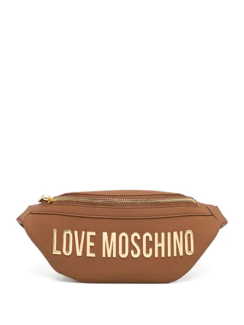 Love Moschino شنطة وسط بزينة حروف شعار الماركة