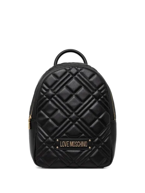 Love Moschino logo-lettering backpack