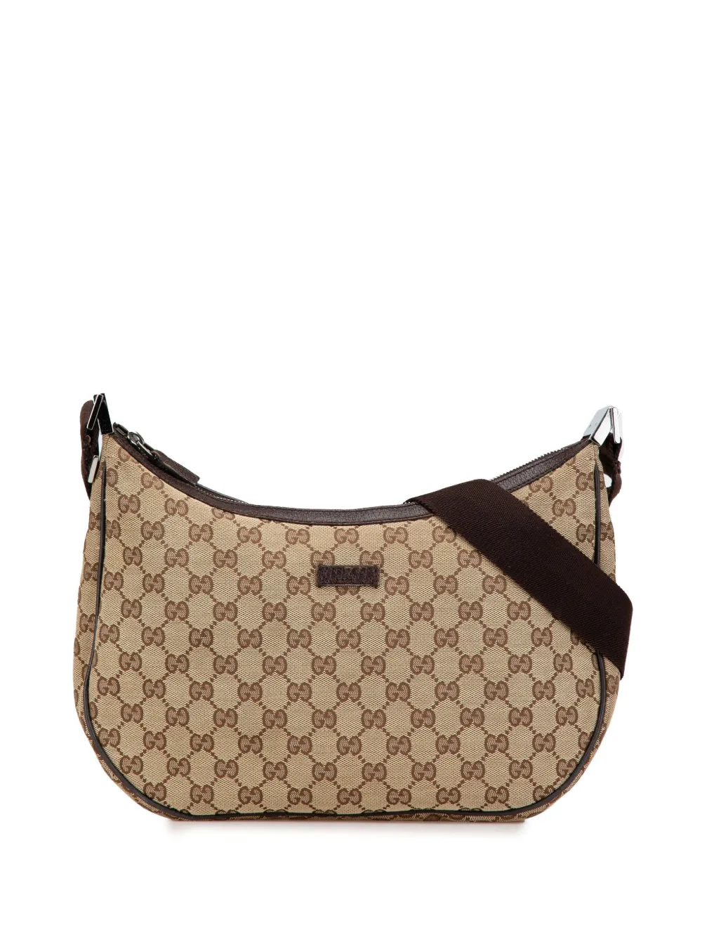 Gucci Pre-Owned 2000-2015 GGキャンバス ショルダーバッグ - ブラウン Gucci Pre-Owned 2000-2015 GGキャンバス ショルダーバッグ - ブラウン