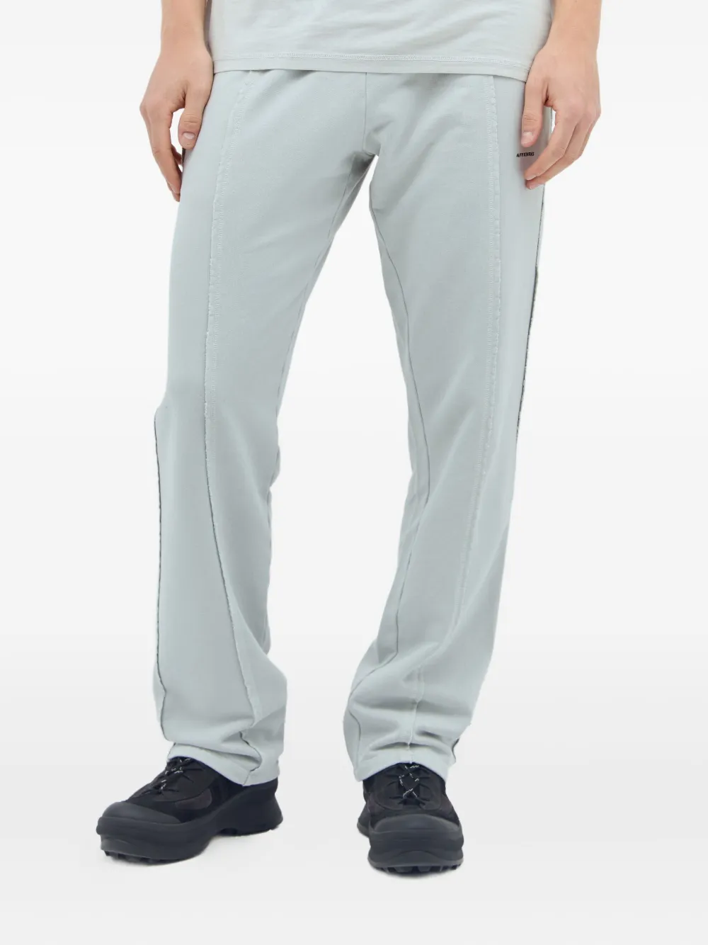 Affxwrks Logo-print Track Pants In Gray