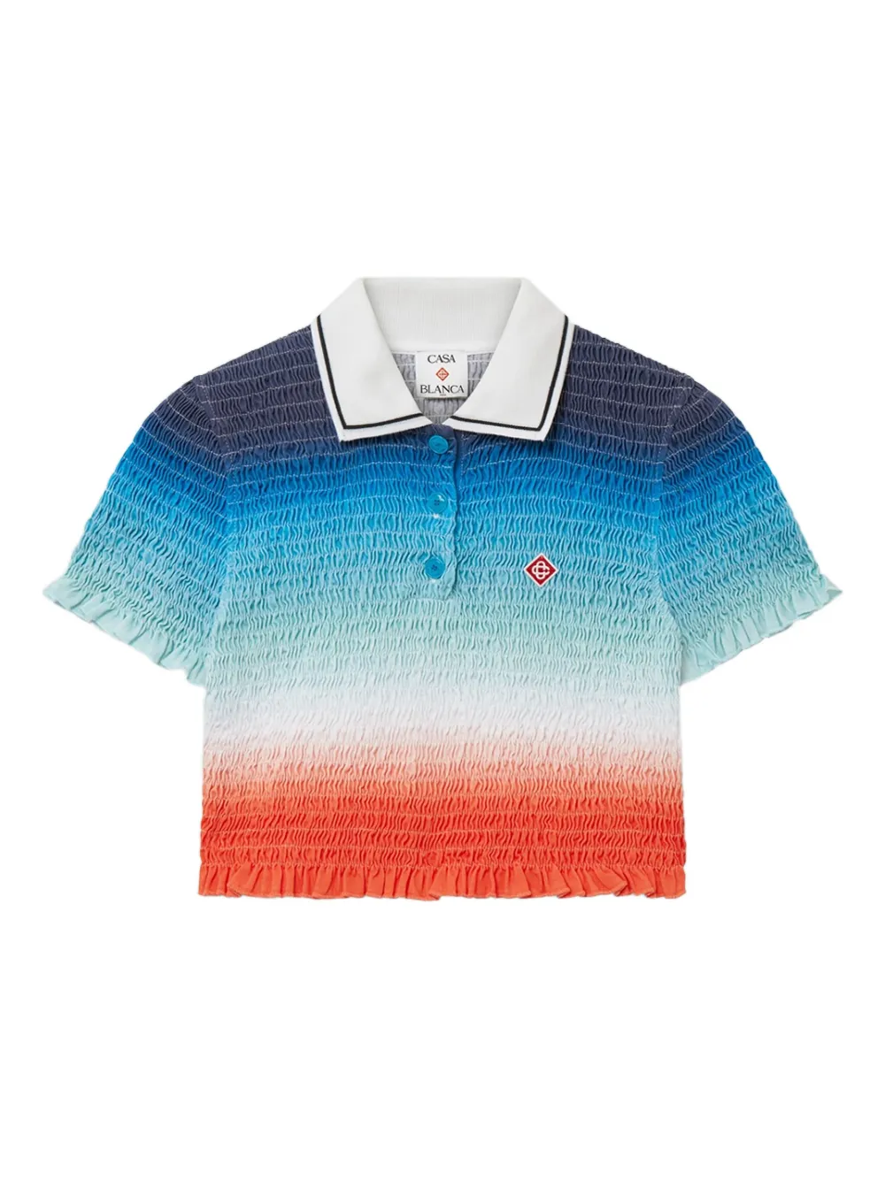 Casablanca Gesmockte polotop Blauw