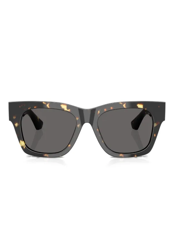 Burberry Eyewear トータスシェル スクエアサングラス | イエロー