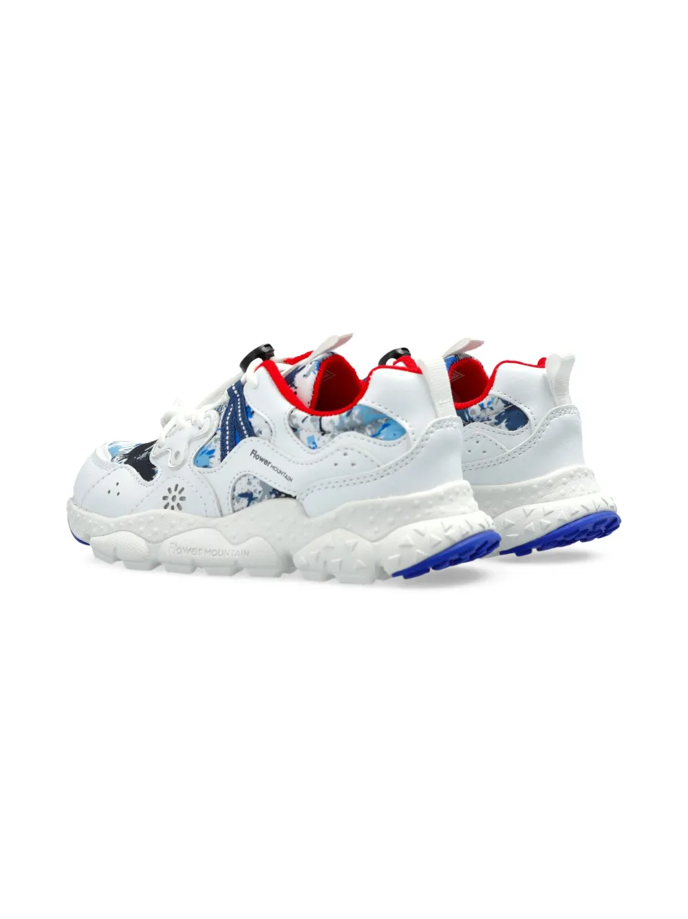 FLOWER MOUNTAIN KIDS Sneakers met print Wit