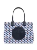Tory Burch logo-debossed tote bag - White