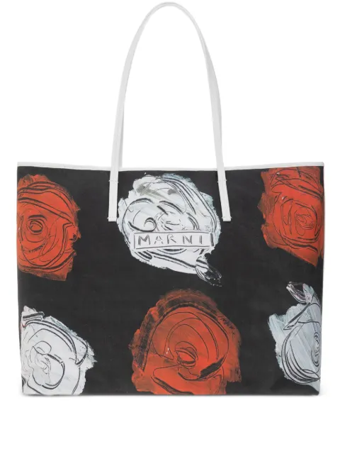 Marni floral-print tote bag 