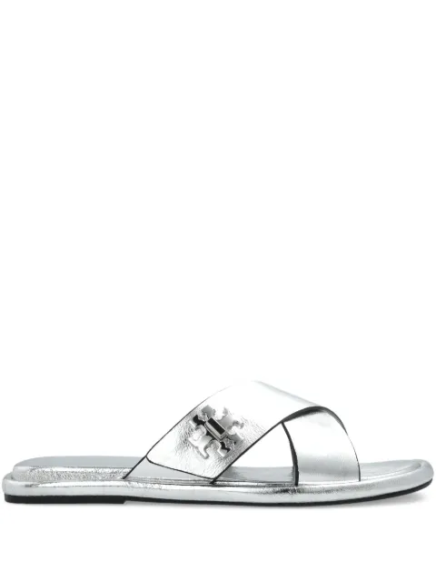 Tory Burch logo-plaque sandals
